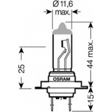 64210CBI OSRAM Лампа накаливания, фара дальнего света; Лампа нака