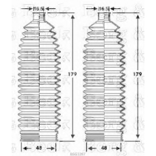 BSG3397 BORG & BECK Пыльник, рулевое управление