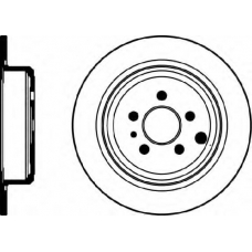 MDC838 MINTEX Тормозной диск