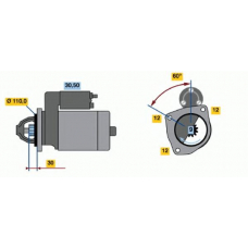 0 001 362 039 BOSCH Стартер