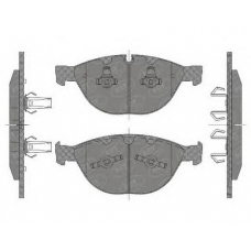 SP 648 SCT Комплект тормозных колодок, дисковый тормоз