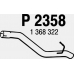 P2358 FENNO Труба выхлопного газа