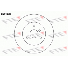 BS5157B FTE Тормозной диск
