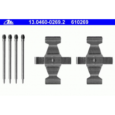 13.0460-0269.2 ATE Комплектующие, колодки дискового тормоза