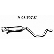 08.707.81 EBERSPACHER Средний глушитель выхлопных газов