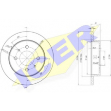 78BD7763-2 ICER Тормозной диск