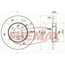 BD-4192 FREMAX Тормозной диск