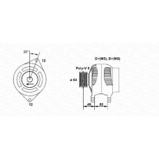 063321854010 MAGNETI MARELLI Генератор