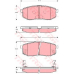 GDB3260 TRW Комплект тормозных колодок, дисковый тормоз