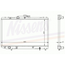 64773 NISSENS Радиатор, охлаждение двигателя