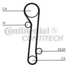 CT781K1 CONTITECH Комплект ремня грм