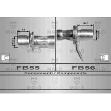 8956 Malo Тормозной шланг