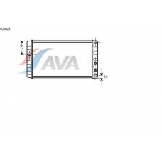 VO2024 AVA Радиатор, охлаждение двигателя