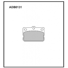 ADB0131 Allied Nippon Тормозные колодки
