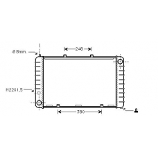 PR2013 AVA Радиатор, охлаждение двигателя