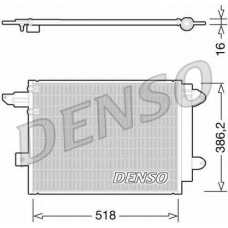 DCN02005 DENSO Конденсатор, кондиционер