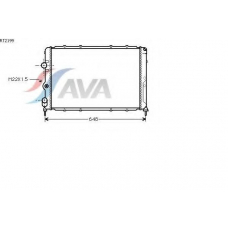 RT2199 AVA Радиатор, охлаждение двигателя