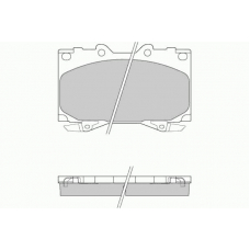 12-0898 E.T.F. Комплект тормозных колодок, дисковый тормоз