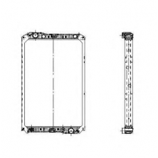 519720 NRF Радиатор, охлаждение двигателя