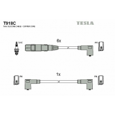 T918C TESLA Комплект проводов зажигания