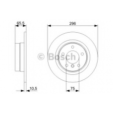 0 986 479 C55 BOSCH Тормозной диск