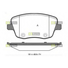 BD S322 STARLINE Комплект тормозных колодок, дисковый тормоз