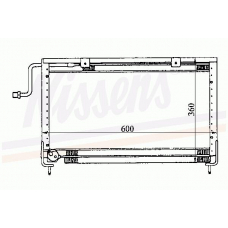 94015 NISSENS Конденсатор, кондиционер