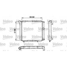 730013 VALEO Радиатор, охлаждение двигателя