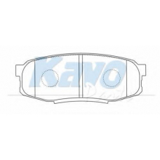 BP-9122 KAVO PARTS Комплект тормозных колодок, дисковый тормоз