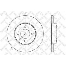 6020-4728-SX STELLOX Тормозной диск