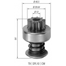 940113020098 MAGNETI MARELLI Ведущая шестерня, стартер
