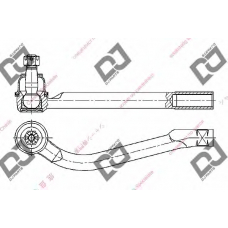 DE1257 DJ PARTS Наконечник поперечной рулевой тяги