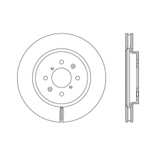 BDA2659.20 OPEN PARTS Тормозной диск