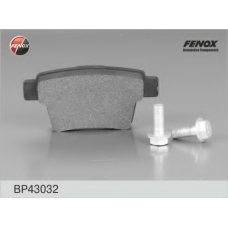BP43032 FENOX Комплект тормозных колодок, дисковый тормоз