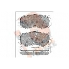 RB1644 R BRAKE Комплект тормозных колодок, дисковый тормоз