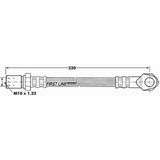 FBH6116 FIRST LINE Тормозной шланг