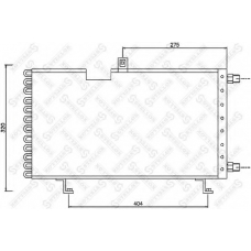 10-45234-SX STELLOX Конденсатор, кондиционер