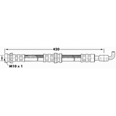 FBH7078 FIRST LINE Тормозной шланг