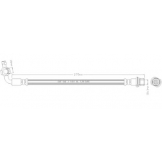 6073 REMKAFLEX Тормозной шланг