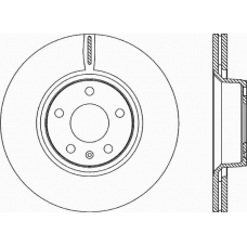 BDR2268.20 OPEN PARTS Тормозной диск