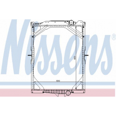 65463A NISSENS Радиатор, охлаждение двигателя