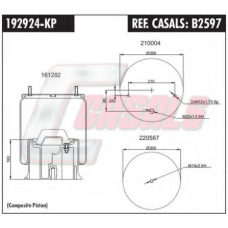 B2597 CASALS Кожух пневматической рессоры