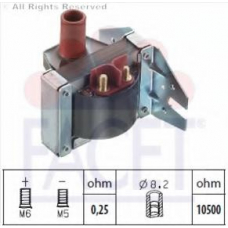 9.6079 FACET Катушка зажигания