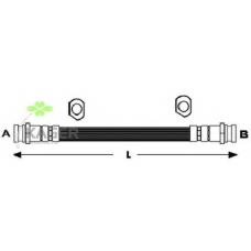 38-0655 KAGER Тормозной шланг