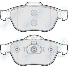 PD3099 APEC Комплект тормозных колодок, дисковый тормоз