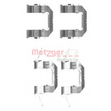 109-1722 METZGER Комплектующие, колодки дискового тормоза