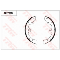 GS7003 TRW Комплект тормозных колодок