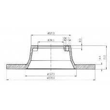 BDC3237 QUINTON HAZELL Тормозной диск