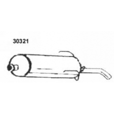 30321 MAPCO Глушитель выхлопных газов конечный