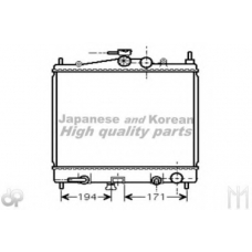 N651-02 ASHUKI Радиатор, охлаждение двигателя